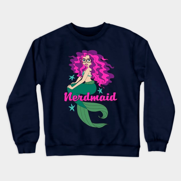 Nerdmaid Crewneck Sweatshirt by DavesTees